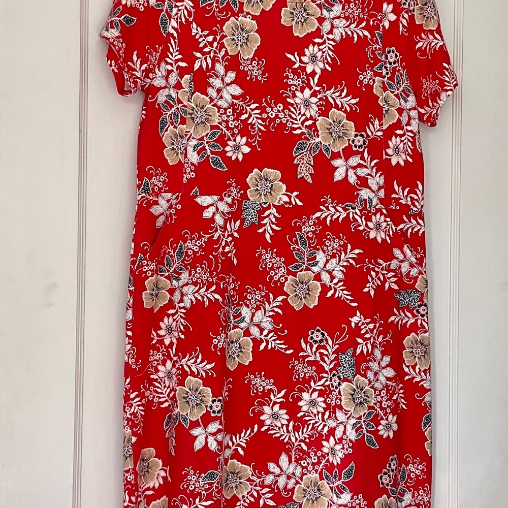 All season J Jill jersey knit dress